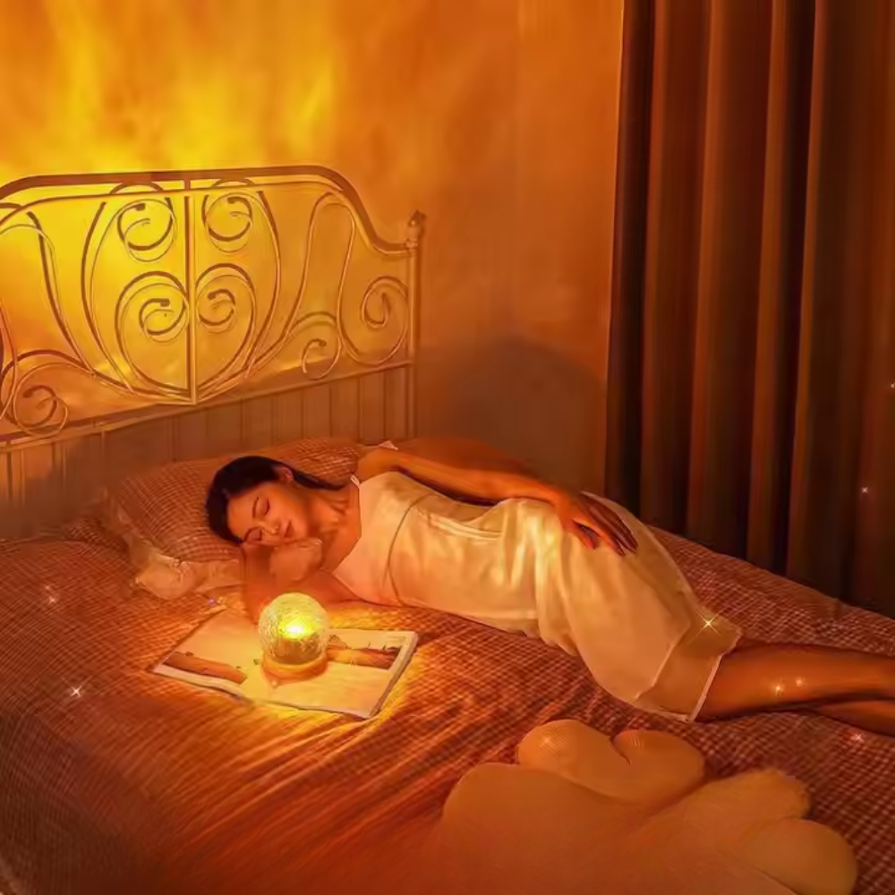 Unique Wave Effect Table Lamp for Relaxation