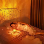 Unique Wave Effect Table Lamp for Relaxation