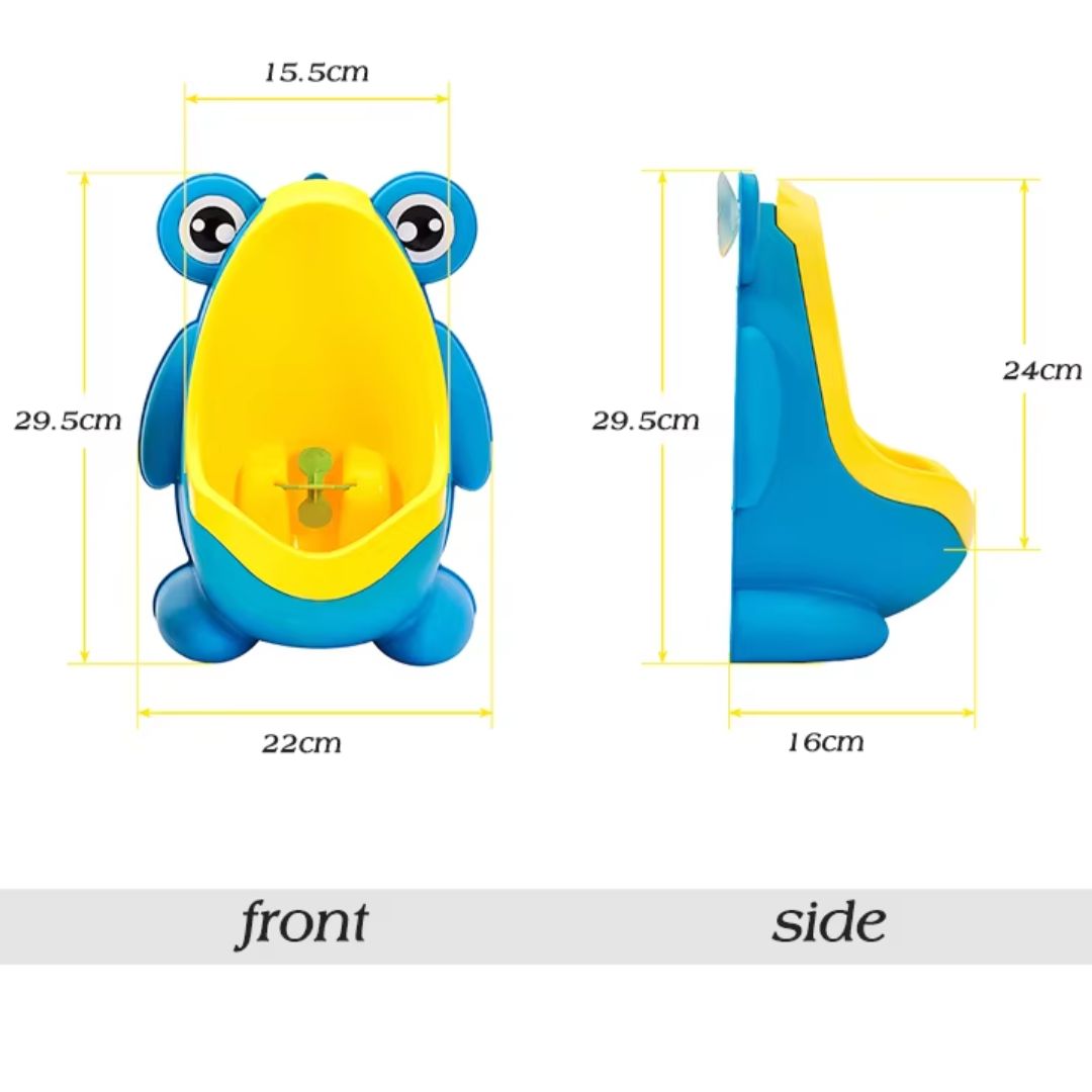 Children's Urinal in Frog Design – Fun, Non-Slip Potty for Boys