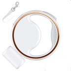 Automatic dog lead with LED light & poo bag holder for stress-free walks