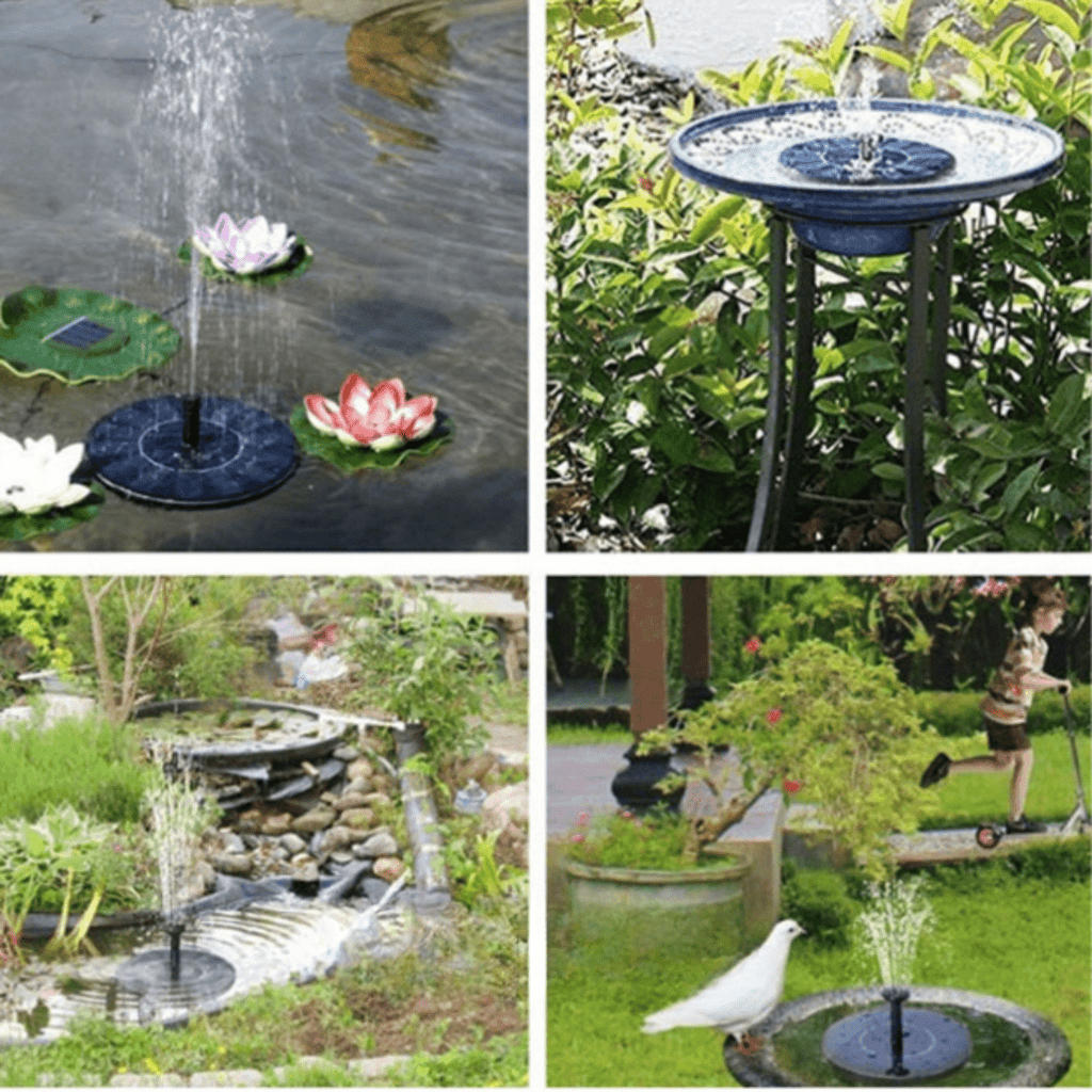 Friendly Solar Bird Fountain - Create a peaceful oasis in your garden