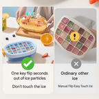 Cute Cartoon Rotating Knob Ice Cube Tray