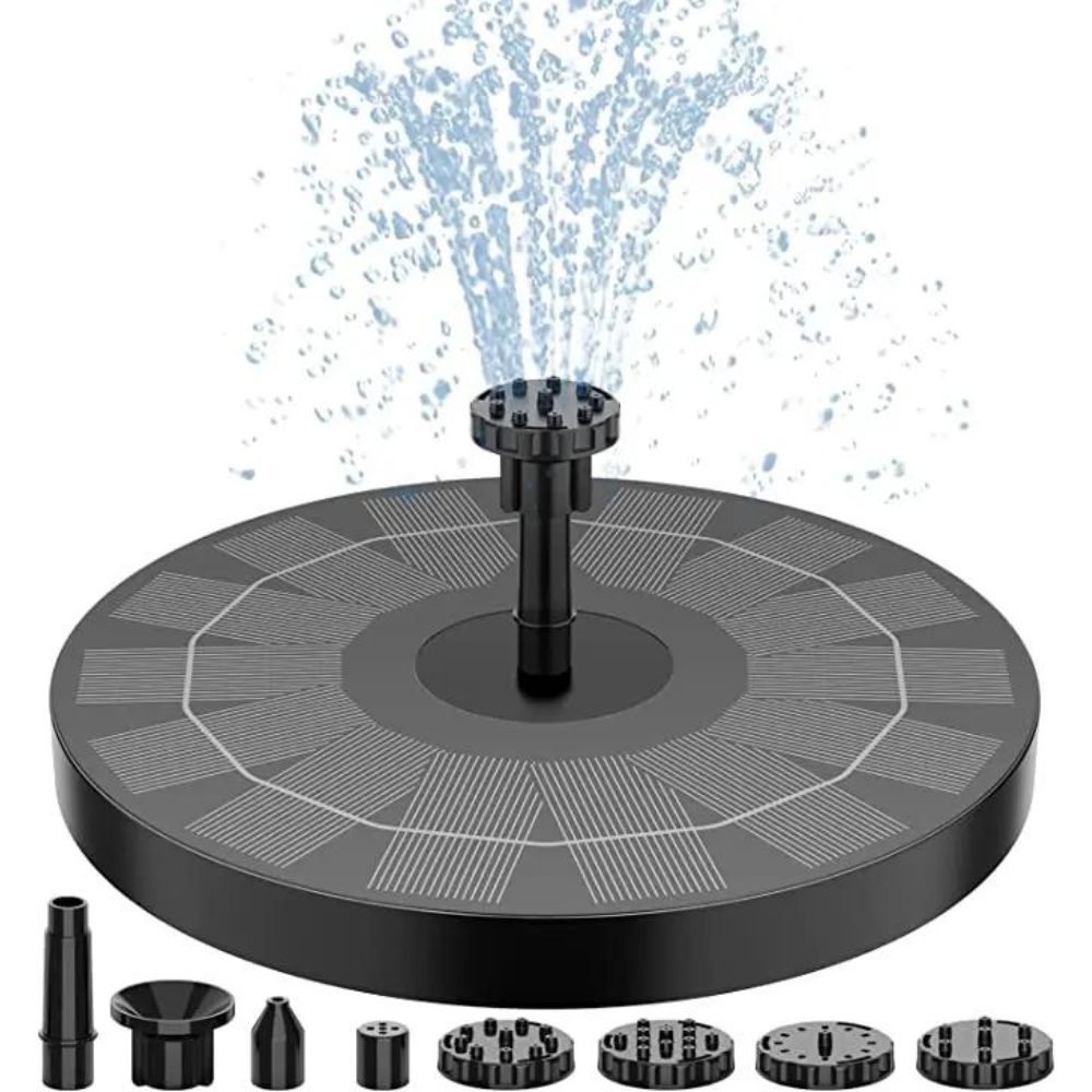 SolarSpring Vital Solar Fountain | Floating Pond Pump | Garden Decoration | Solar Water Feature for Outdoors