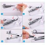 SewSwift Wireless Hand Sewing Machine – Quickly and easily repair textiles