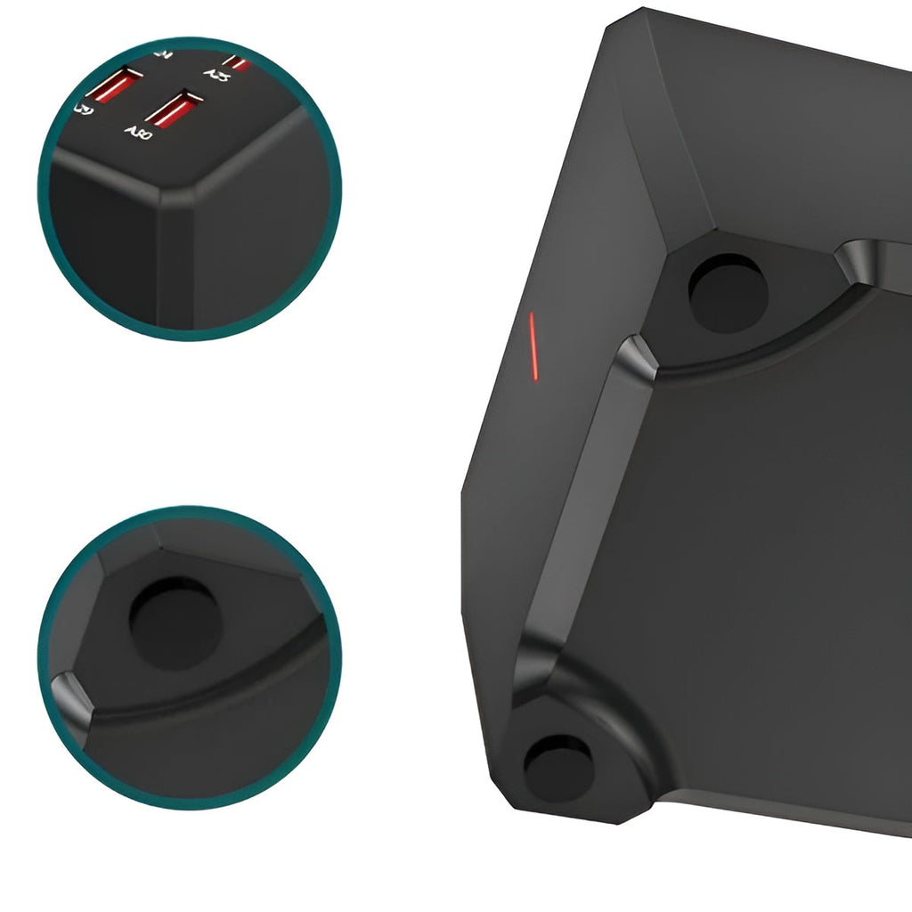Voltura Multi-USB Charging Station | 30 Ports | Fast Charging & Surge Protection | Compact & Durable