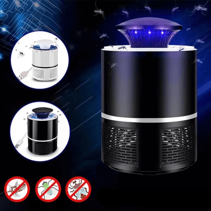 Quiet UV mosquito lamp with USB & anti-shock system