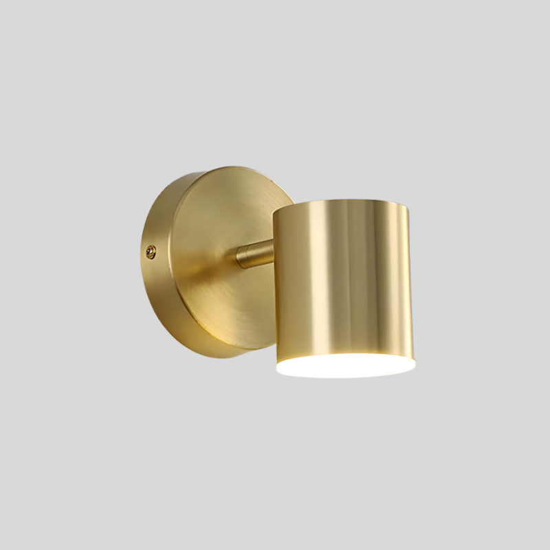 Scandinavian Copper LED Wall Lamps