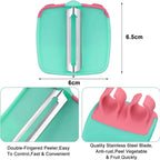 4-piece finger vegetable peeler set
