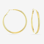 Elegant Gold Hoop Earrings (60 mm) | Luxury Accessory for a Stylish Look