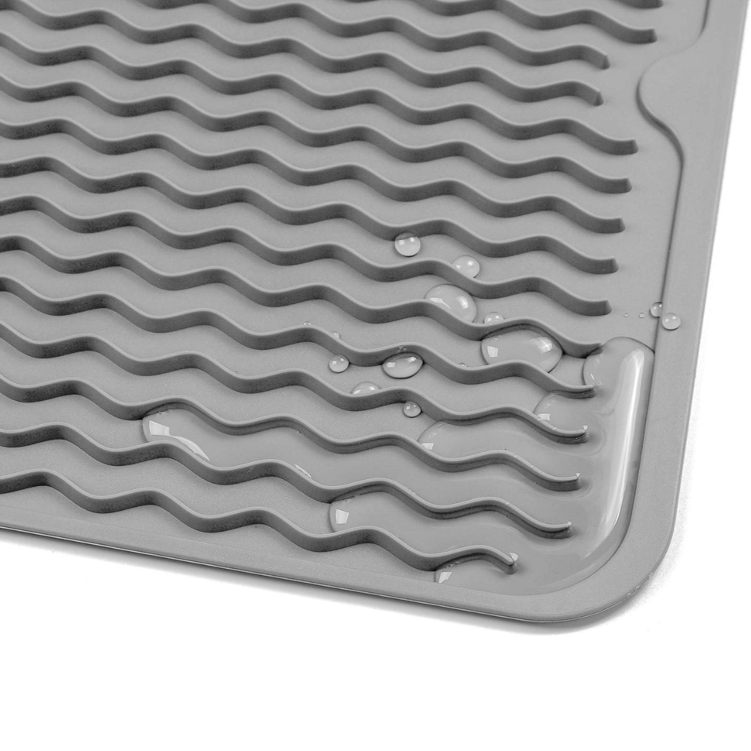 KÜCHENWELLA Silicone Kitchen Mat | Heat Resistant & Non-Slip | Dish Mat, Refrigerator & Drawer Liner | BPA-Free & Easy to Clean