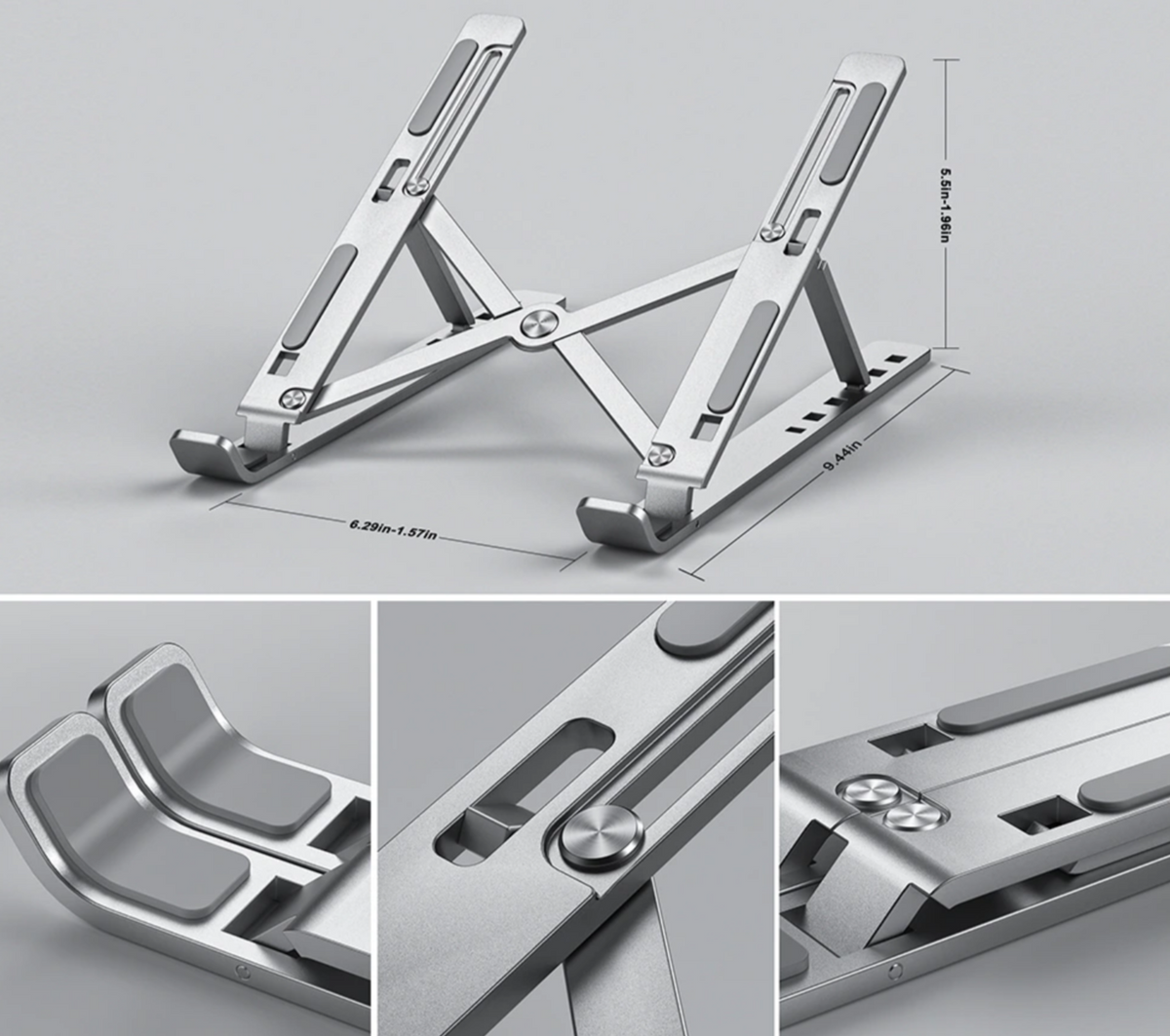 Adjustable Laptop Stand with 6 Positions
