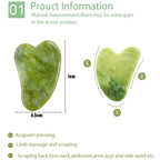 Instant Glow Gua Sha & Jade Roller Set | For radiant skin and natural relaxation