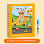 Magic Self Erasing Water Painting Book Set with Water Brush (Set of 6)
