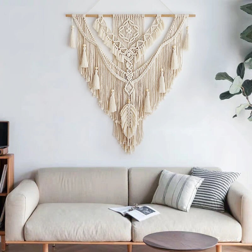Scandinavian Boho Macramé Wall Hanging - Liora