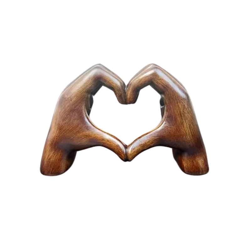 Lovenest Elegant Resin Sculpture - Symbol of Love and Devotion