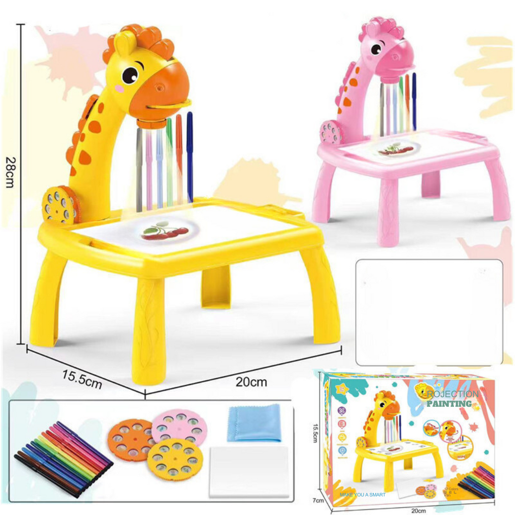 Creative Drawing Desk with Projector