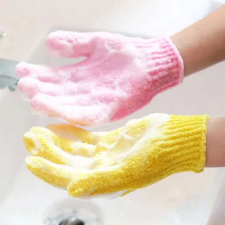 Exfoliating Bath Gloves for Shower – 2 Pack