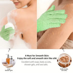 Exfoliating Bath Gloves – Set of 2