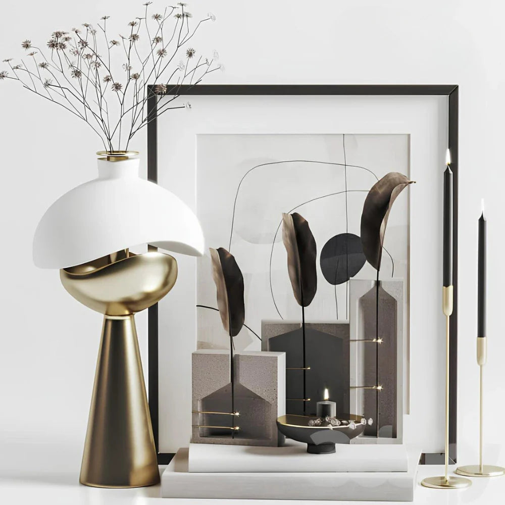 LumiDome Sculpted Table Lamp