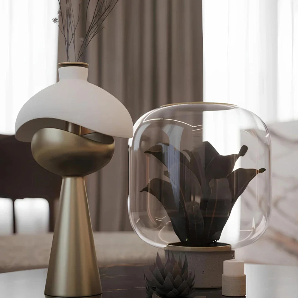 LumiDome Sculpted Table Lamp