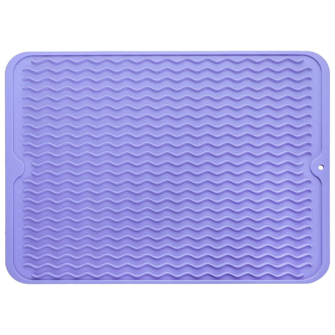 KÜCHENWELLA Silicone Kitchen Mat | Heat Resistant & Non-Slip | Dish Mat, Refrigerator & Drawer Liner | BPA-Free & Easy to Clean