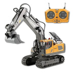 Remote-Controlled Excavator with 11 Functions for Realistic Construction Site Feel
