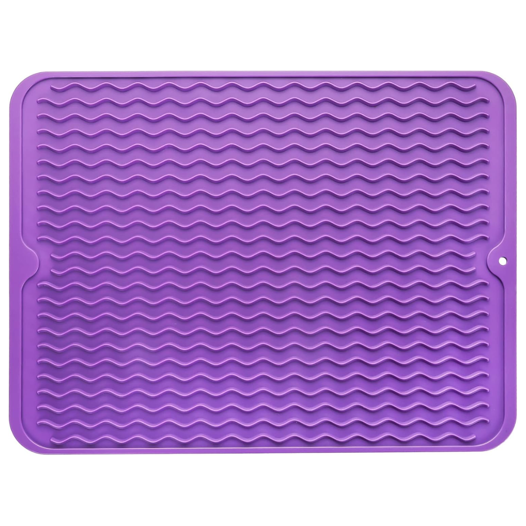 KÜCHENWELLA Silicone Kitchen Mat | Heat Resistant & Non-Slip | Dish Mat, Refrigerator & Drawer Liner | BPA-Free & Easy to Clean