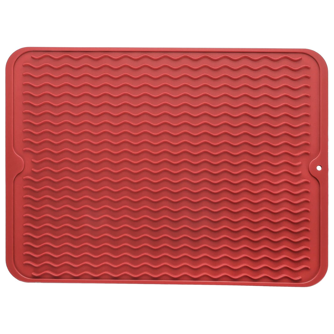 KÜCHENWELLA Silicone Kitchen Mat | Heat Resistant & Non-Slip | Dish Mat, Refrigerator & Drawer Liner | BPA-Free & Easy to Clean