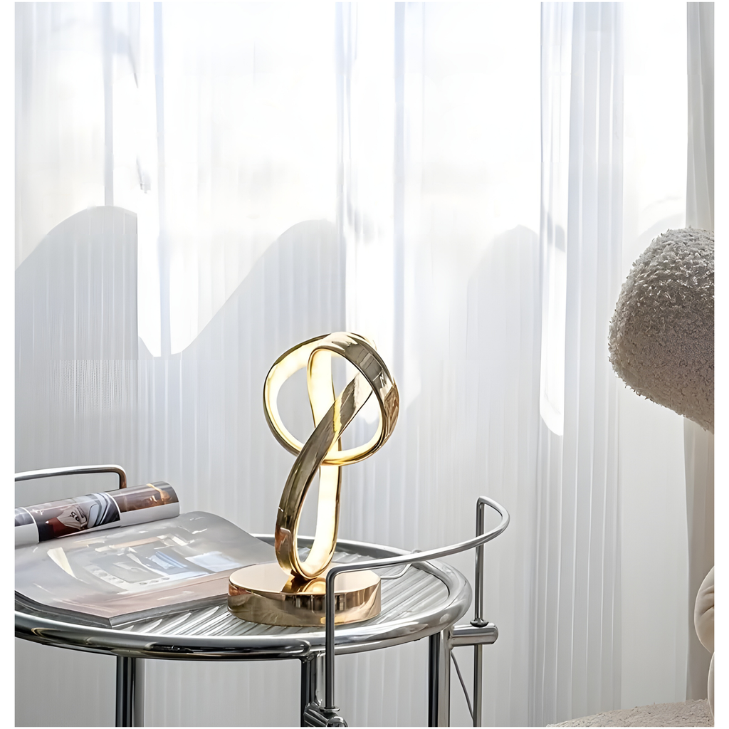 Lamp - Luxury Golden Möbius Ring Desk Reading Lamp