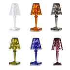 Acrylic Crystal Table Lamp – Artistic Design, Dimmable, Energy Saving, Ideal for Living Room or Bedroom