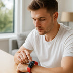Smartwatch with ECG, blood pressure, and sleep monitoring