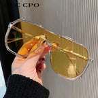 Square women's sunglasses with UV400 & colour change lenses