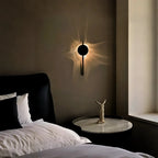 Rotatable Ripple-Light Wall Sconce with Aluminum and Stainless Steel