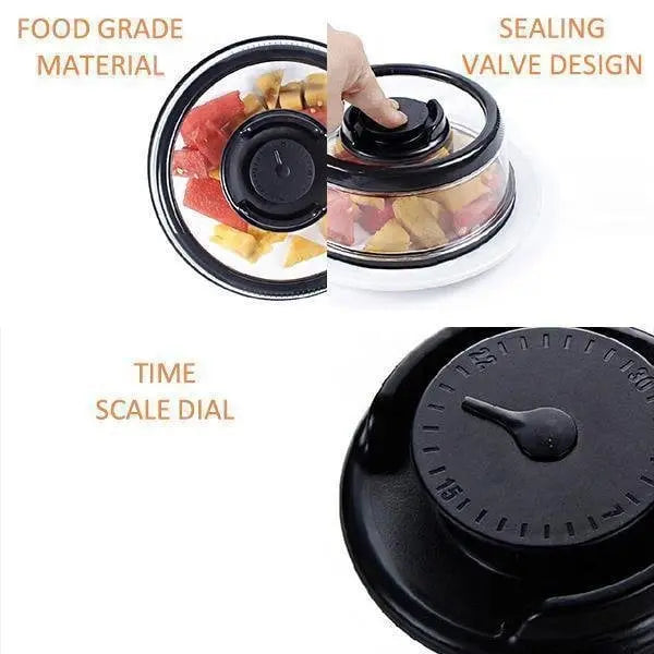 Vacuum Freshness Cover – Reusable Lid for Longer Freshness