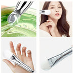 Vacuum bottle for facial cream for dispensing made of acrylic