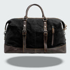 Valour Canvas & Leather Travel Duffle Bag – 35L