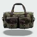 Vanguard Waxed Canvas & Leather Travel Duffle – 36.5L