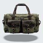 Vanguard Waxed Canvas & Leather Travel Duffle – 36.5L