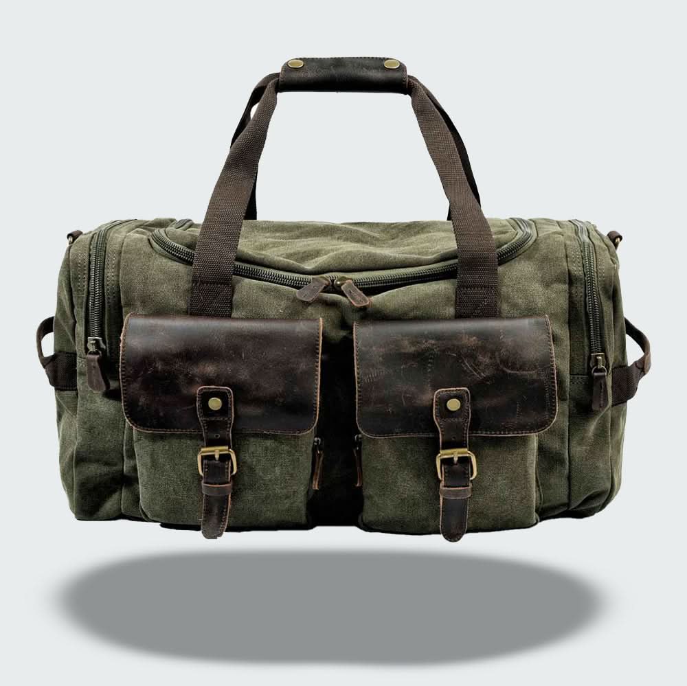 Vanguard Waxed Canvas & Leather Travel Duffle – 36.5L