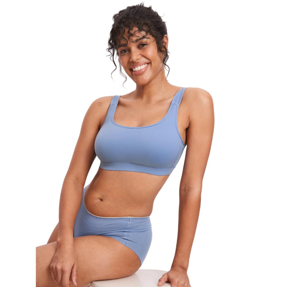 Velcro All-in-One Wireless Nursing Bra for Pumping and Breastfeeding