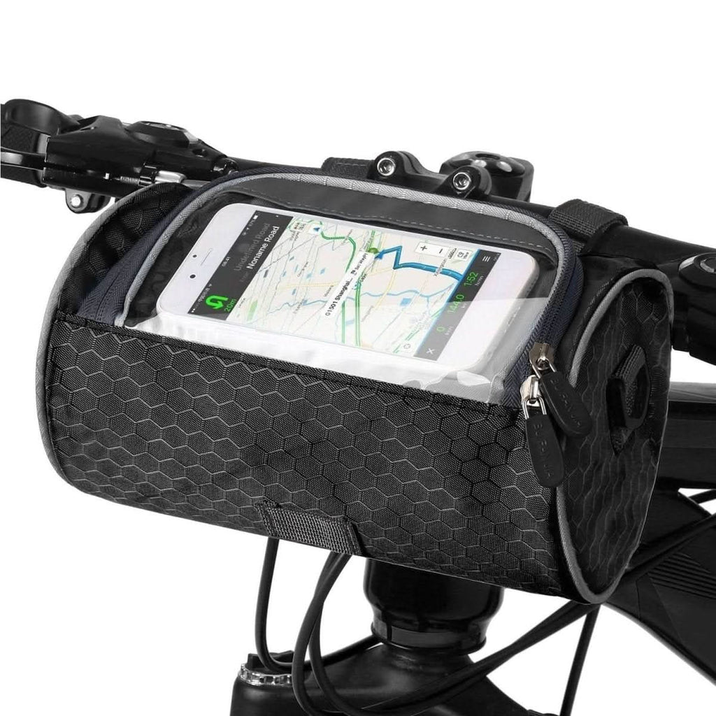 Waterproof Bicycle Bag with Touchscreen Access