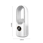 Bladeless Portable Fan | Ultra-Quiet, Ergonomic Design & Ideal for Home and Office Use