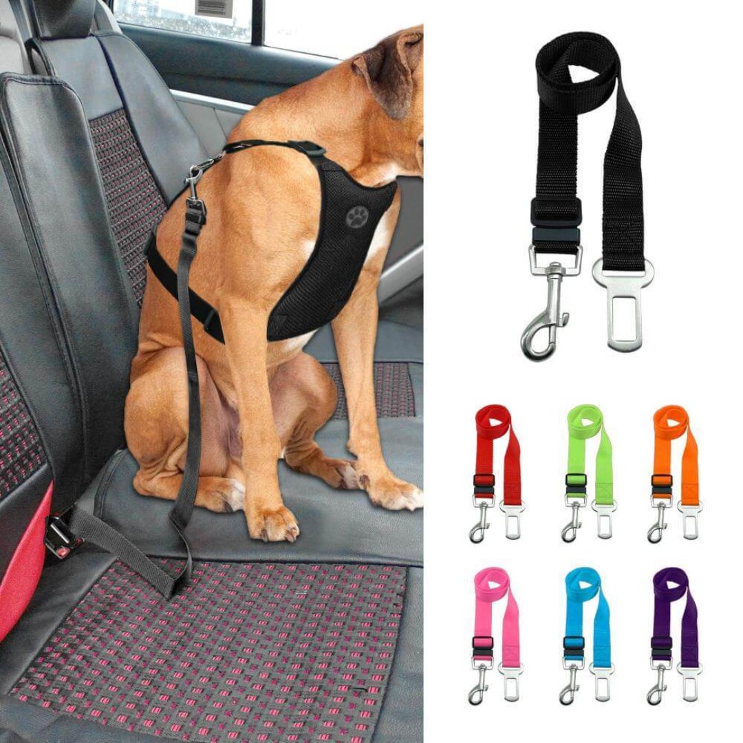 Pupguard - Adjustable Dog Seat Belt for Car, Rotating Click Closure