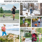 Hands-free walking – with leash & bag in one