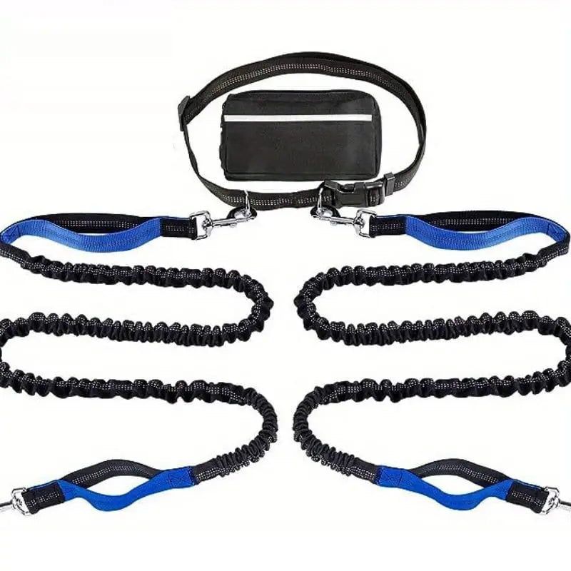 Hands-free walking – with leash & bag in one