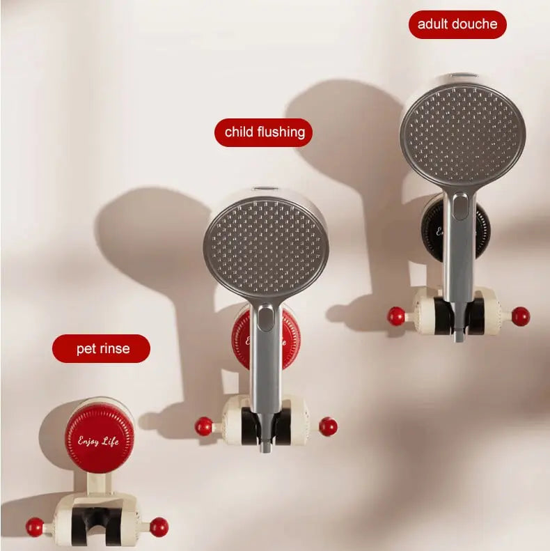 Adjustable Shower Head Holder with Suction Cup