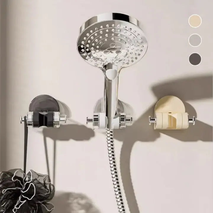 Adjustable One-Piece Shower Stand with Suction Cup