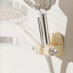 Adjustable One-Piece Shower Stand with Suction Cup