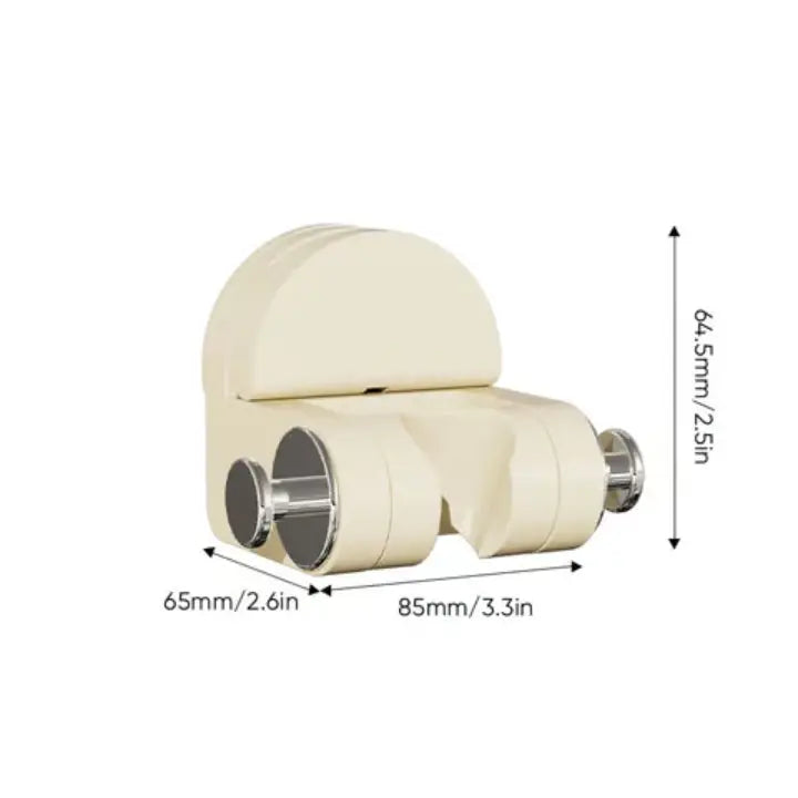 Adjustable One-Piece Shower Stand with Suction Cup