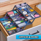 Adjustable Multilevel Drawer Organizer for Effortless Storage